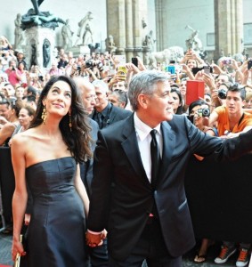 George Clooney a Firenze